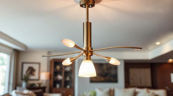 Fünfflammige pendelleuchte: elegante lichtdetails für jeden raum